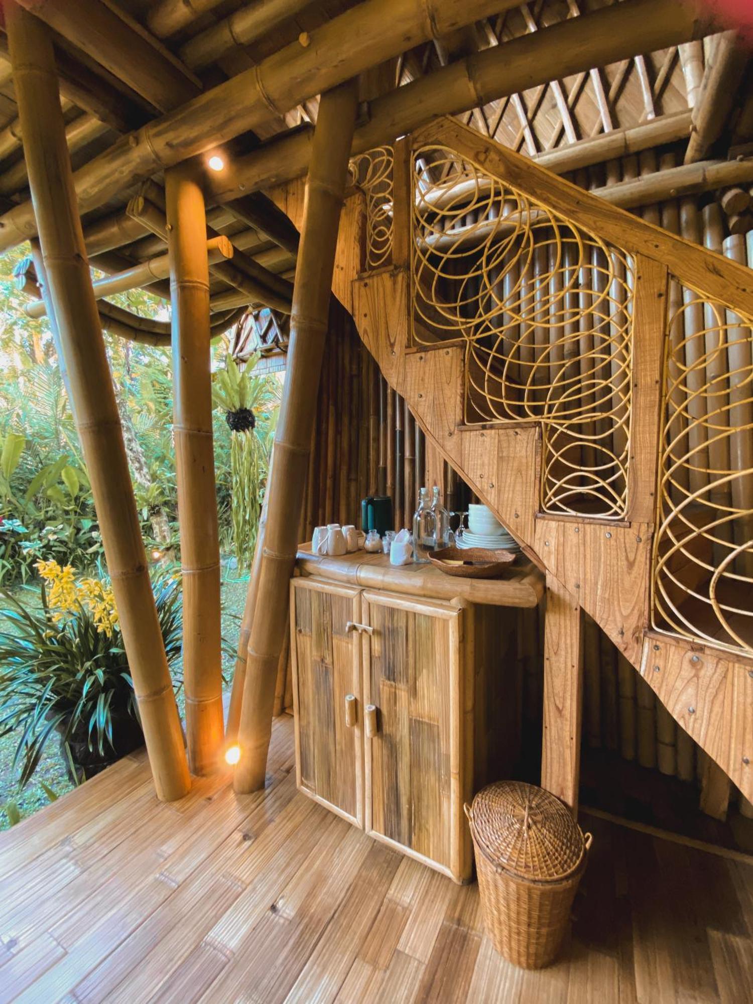 시데멘 Alamvaya Bali Bamboo House 빌라 외부 사진