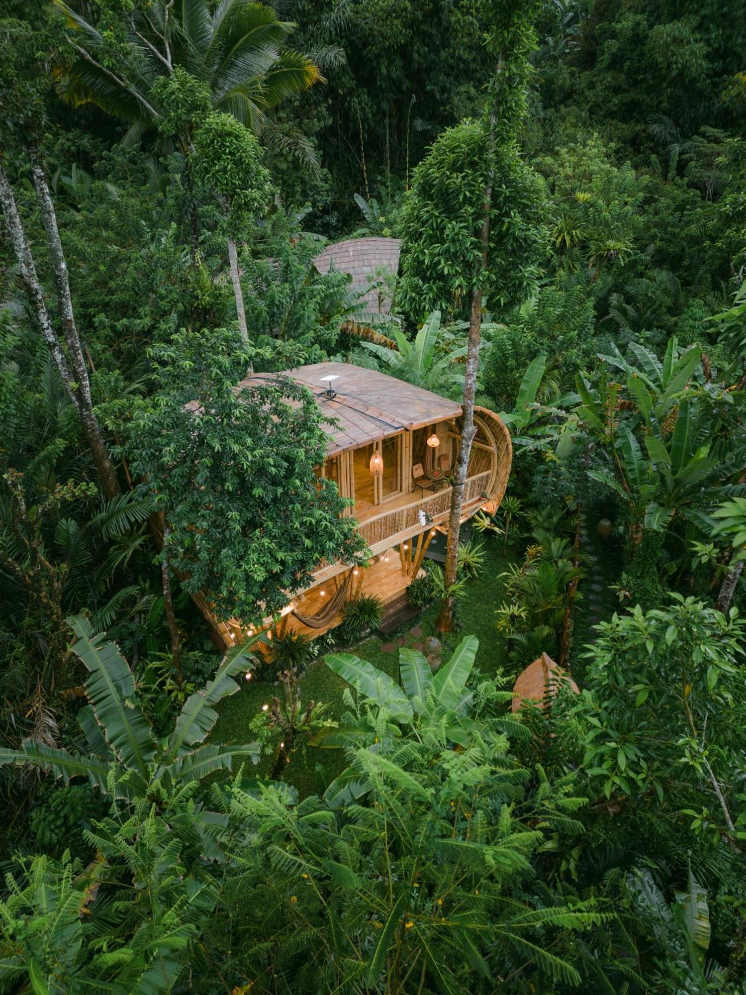 시데멘 Alamvaya Bali Bamboo House 빌라 외부 사진