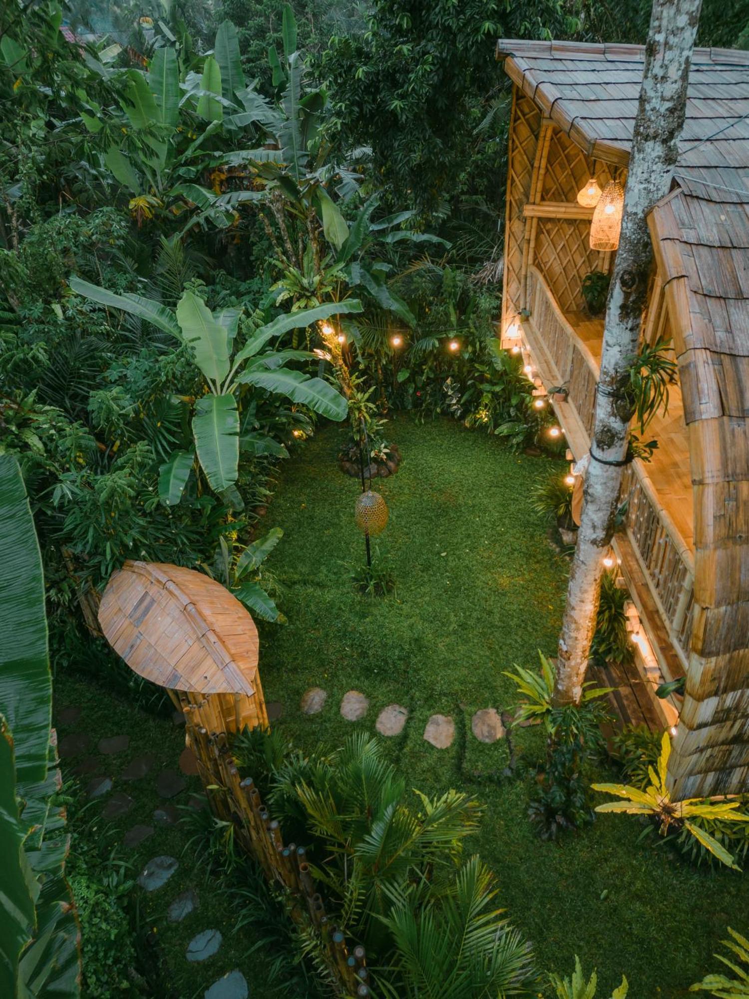 시데멘 Alamvaya Bali Bamboo House 빌라 외부 사진