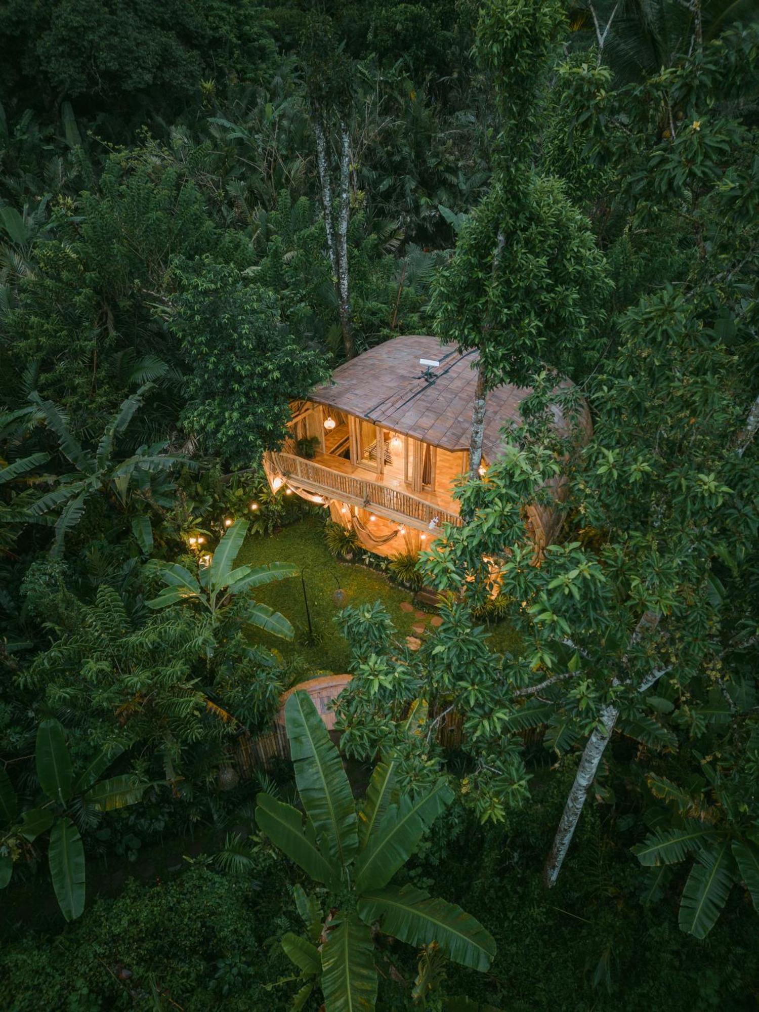 시데멘 Alamvaya Bali Bamboo House 빌라 외부 사진