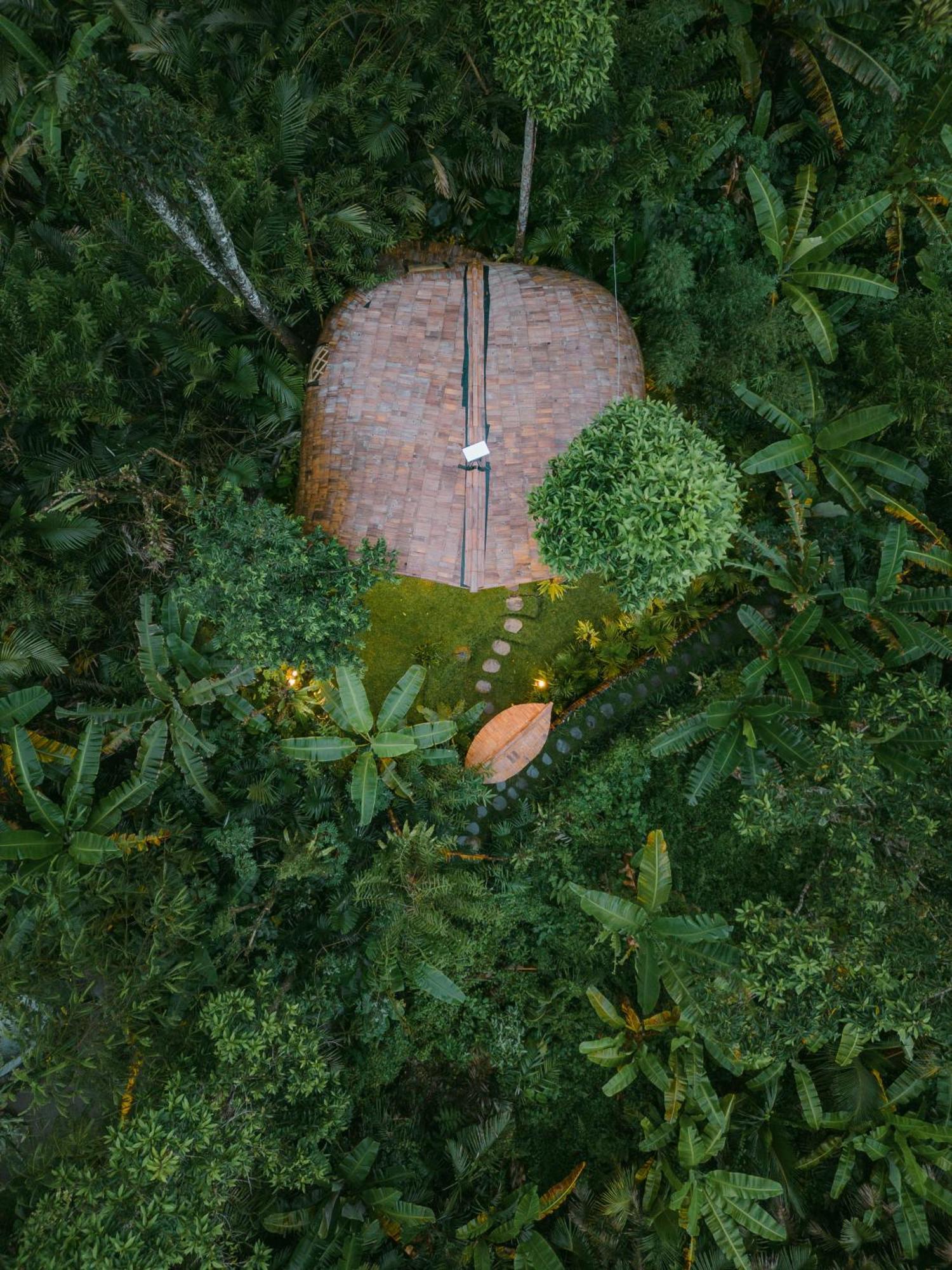 시데멘 Alamvaya Bali Bamboo House 빌라 외부 사진