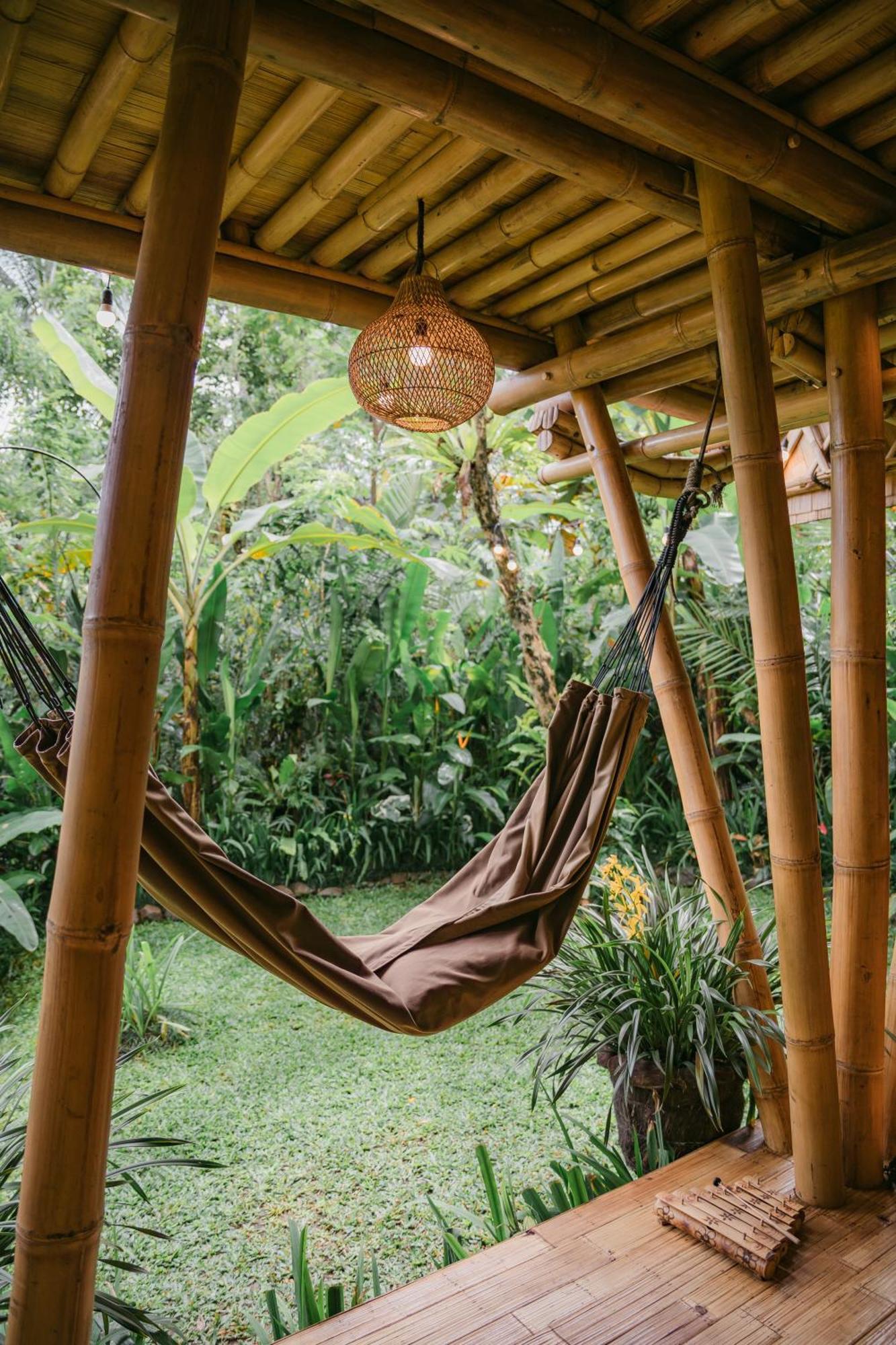 시데멘 Alamvaya Bali Bamboo House 빌라 외부 사진
