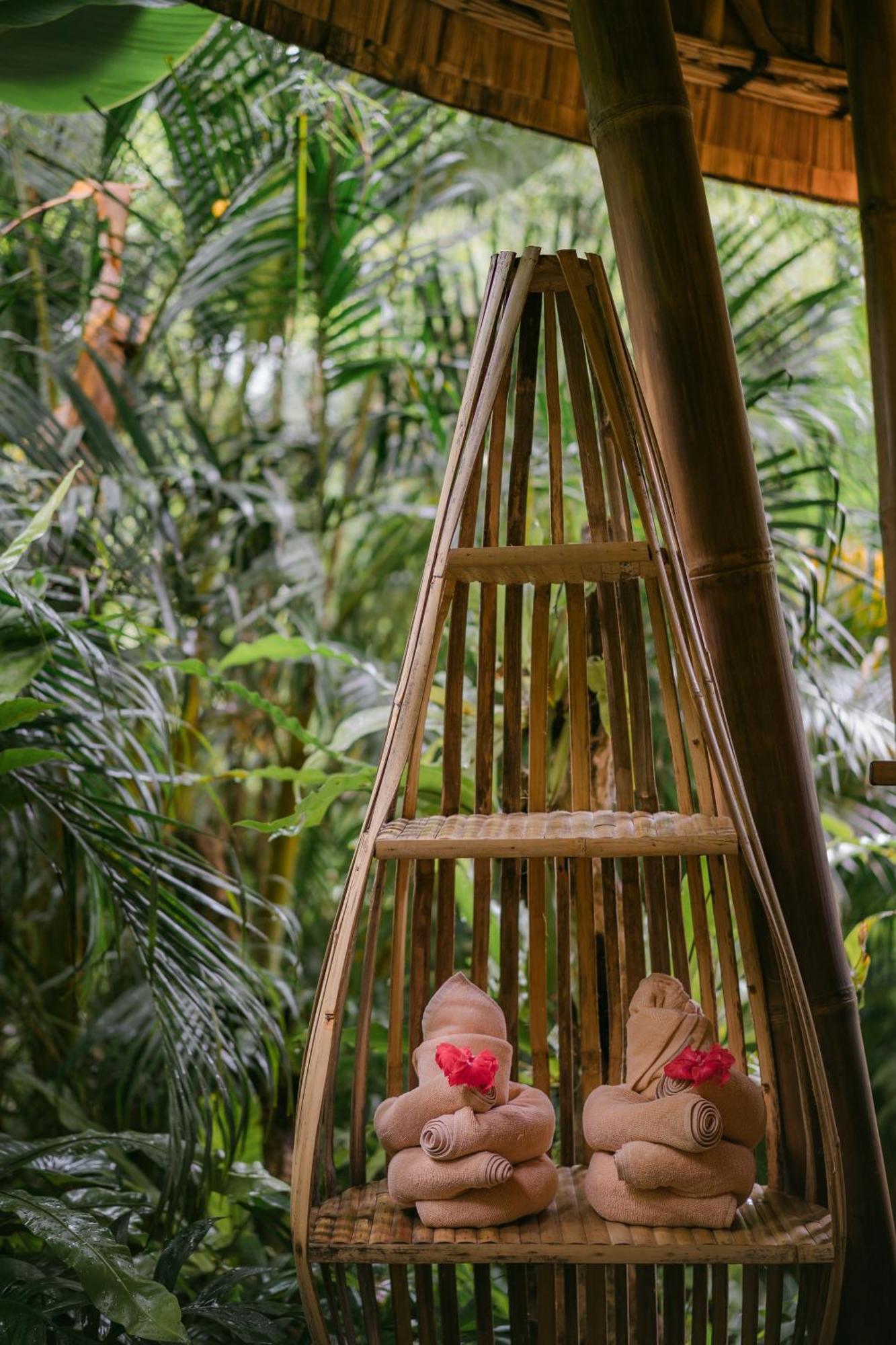 시데멘 Alamvaya Bali Bamboo House 빌라 외부 사진