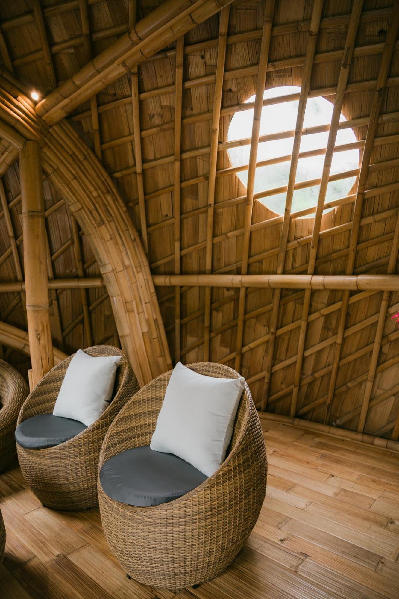 시데멘 Alamvaya Bali Bamboo House 빌라 외부 사진