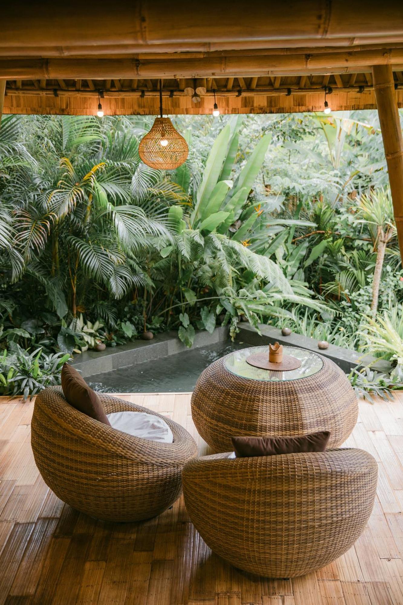 시데멘 Alamvaya Bali Bamboo House 빌라 외부 사진