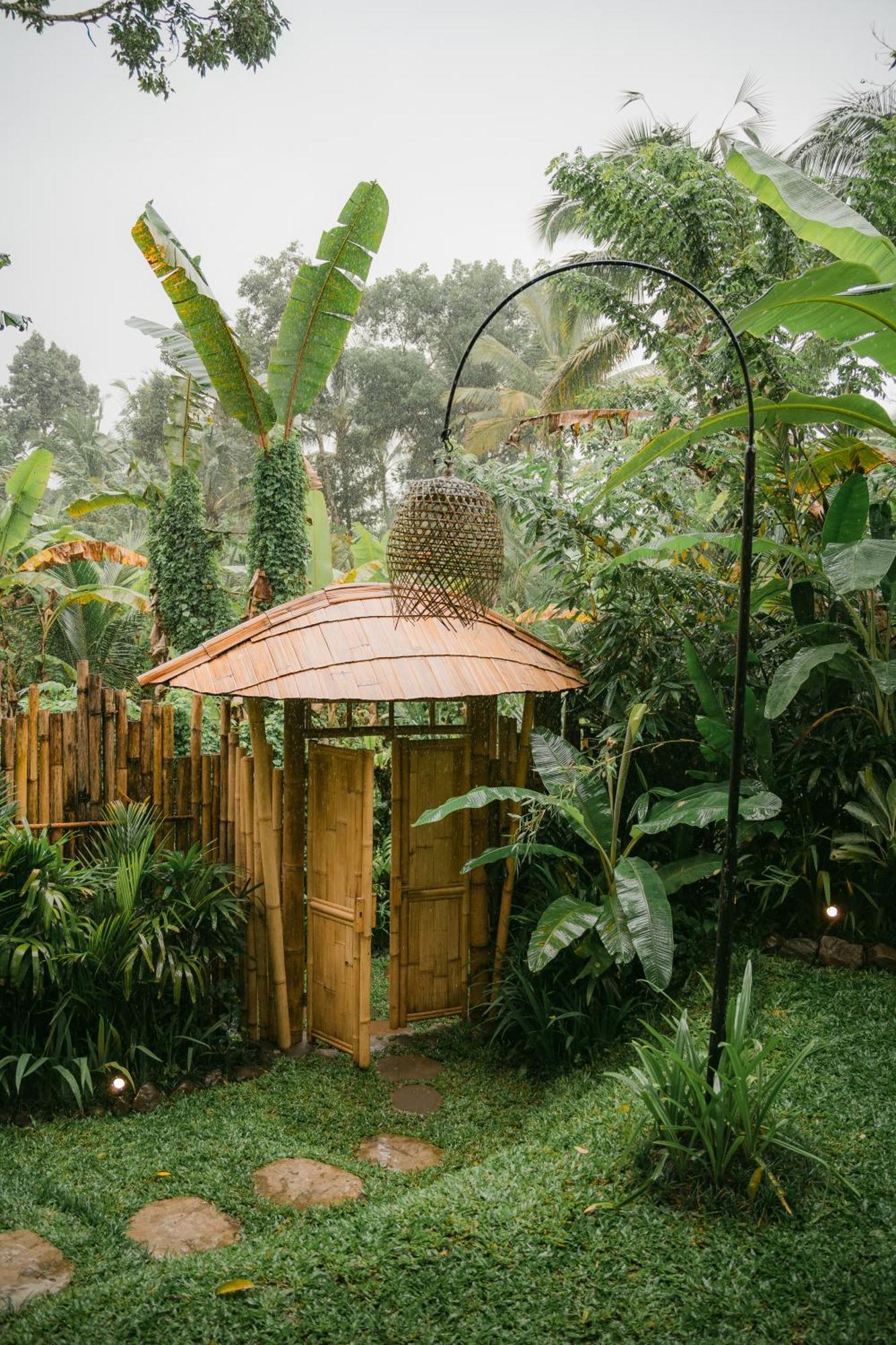 시데멘 Alamvaya Bali Bamboo House 빌라 외부 사진