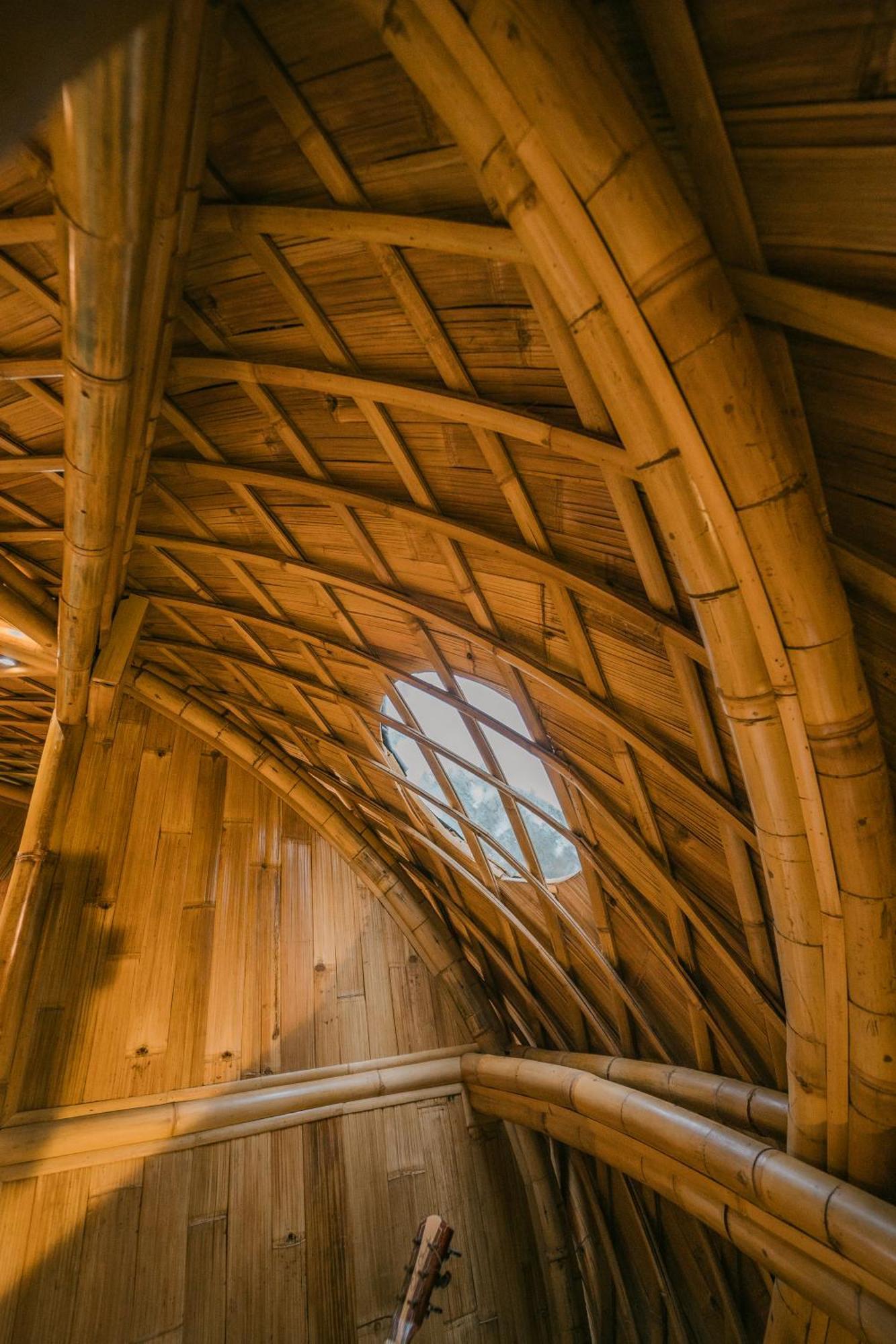 시데멘 Alamvaya Bali Bamboo House 빌라 외부 사진
