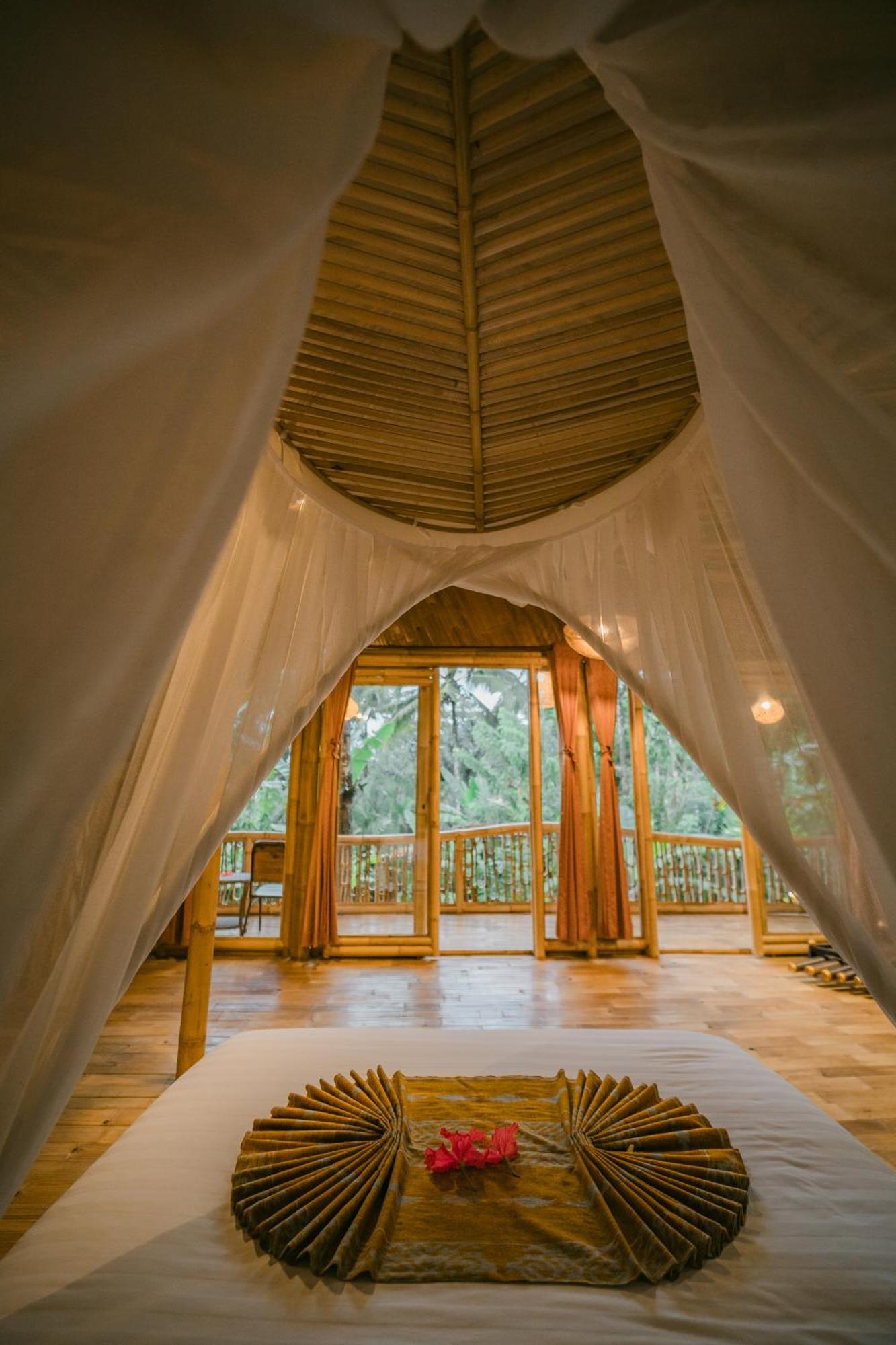 시데멘 Alamvaya Bali Bamboo House 빌라 외부 사진