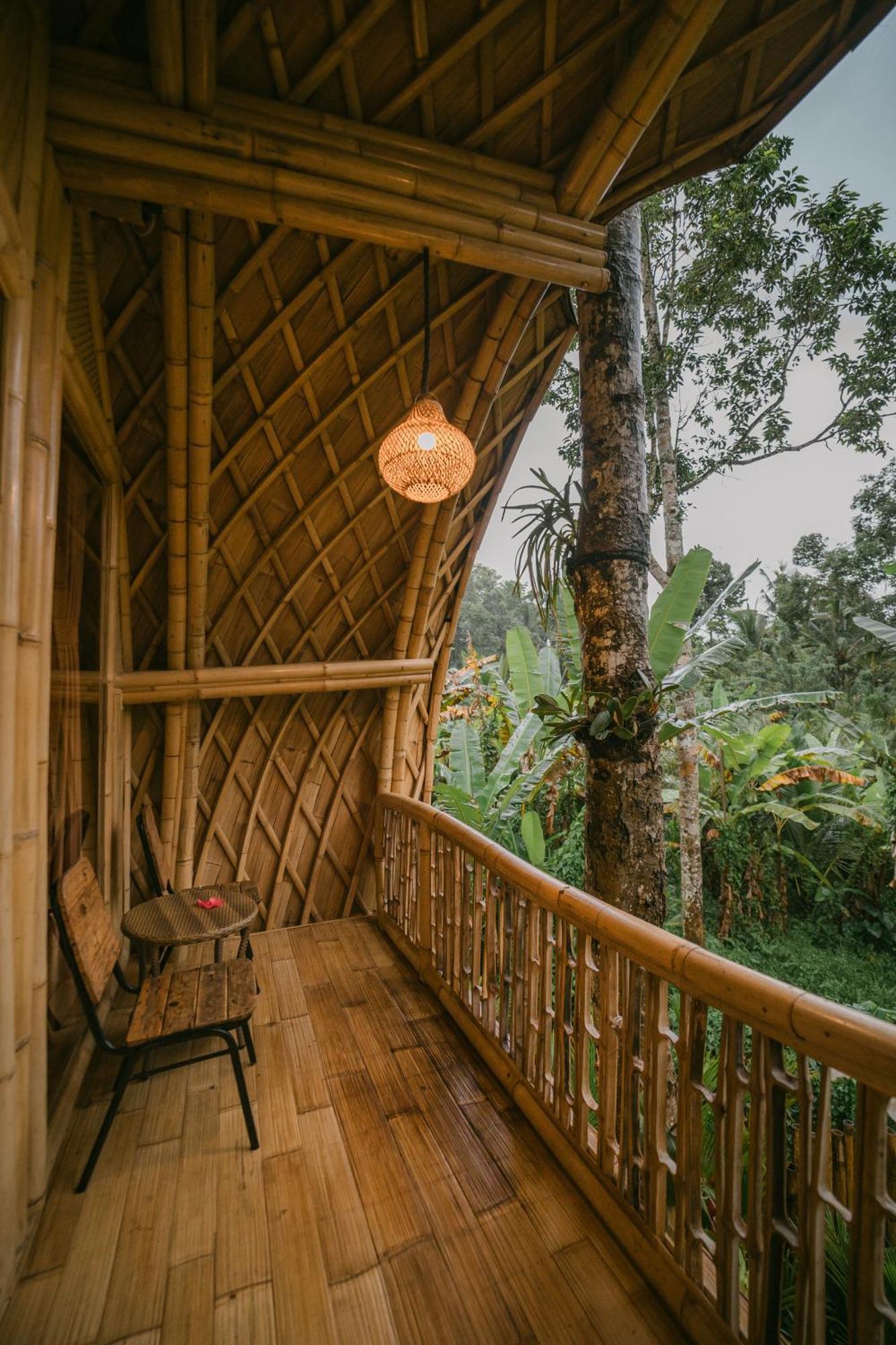 시데멘 Alamvaya Bali Bamboo House 빌라 외부 사진