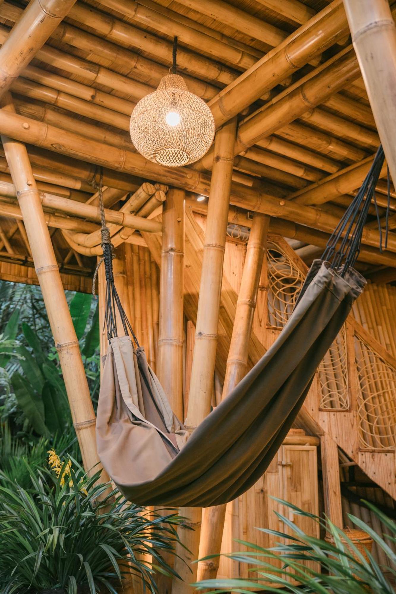 시데멘 Alamvaya Bali Bamboo House 빌라 외부 사진