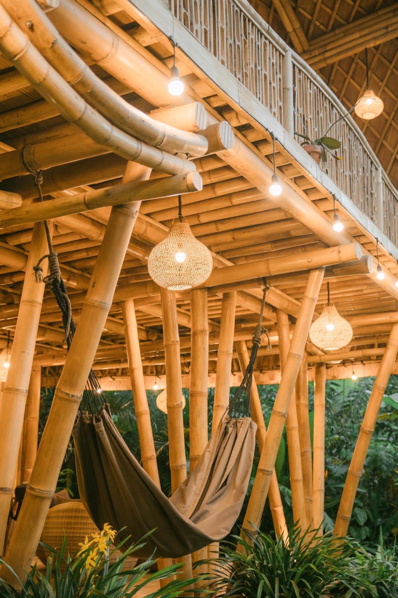 시데멘 Alamvaya Bali Bamboo House 빌라 외부 사진