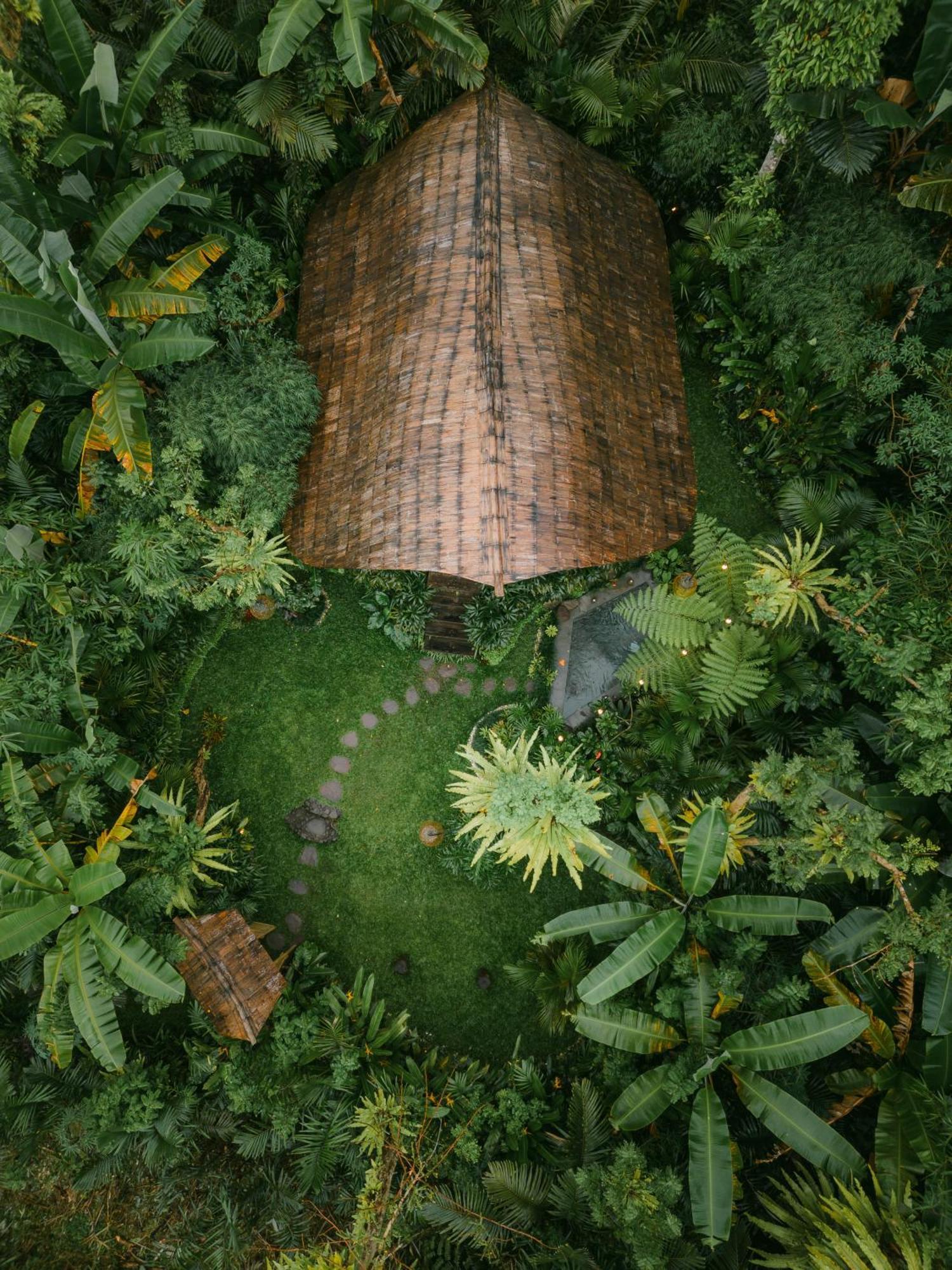 시데멘 Alamvaya Bali Bamboo House 빌라 외부 사진